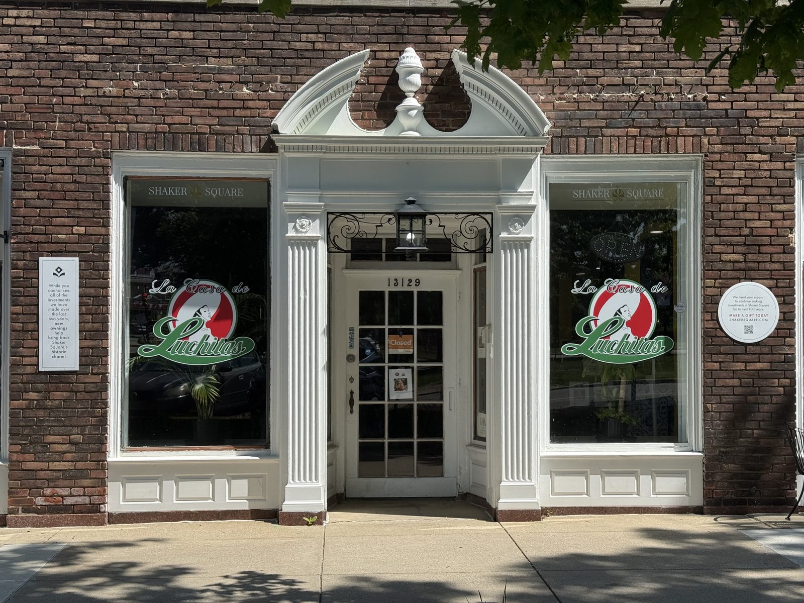La Casa de Luchitas storefront at Shaker Square, Cleveland